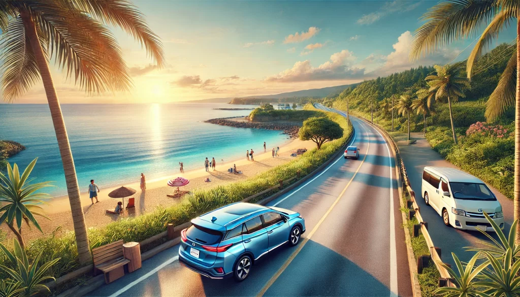 沖縄ドライブコース中部の観光モデルコースとおすすめビーチ：まとめイメージ