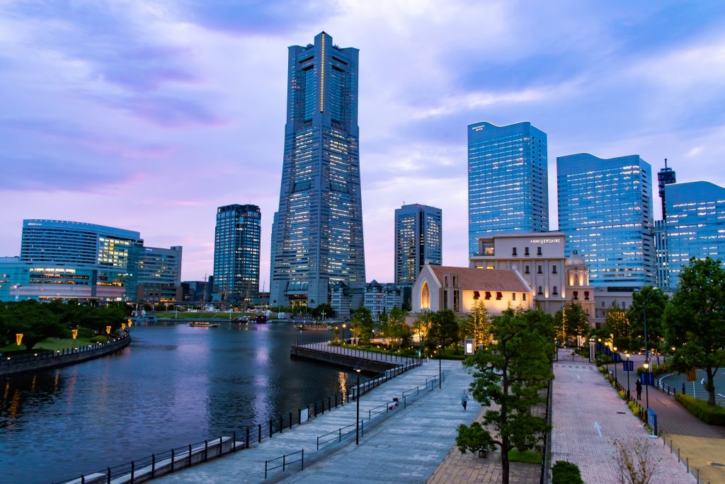 ランドマークタワーの夜景