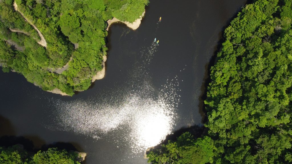 竜神大吊橋から見下ろす