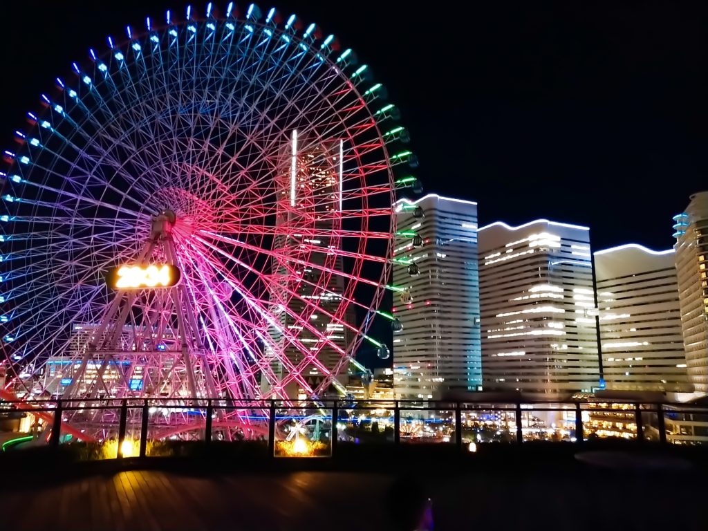みなとみらい大観覧車の夜景