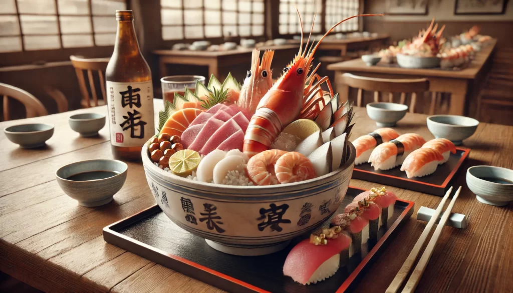 大洗周辺の海鮮グルメイメージ