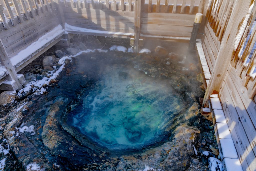 登別温泉・地獄谷　鉄泉池