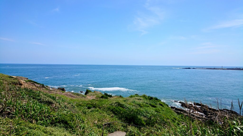 九十九里浜　犬吠埼の海