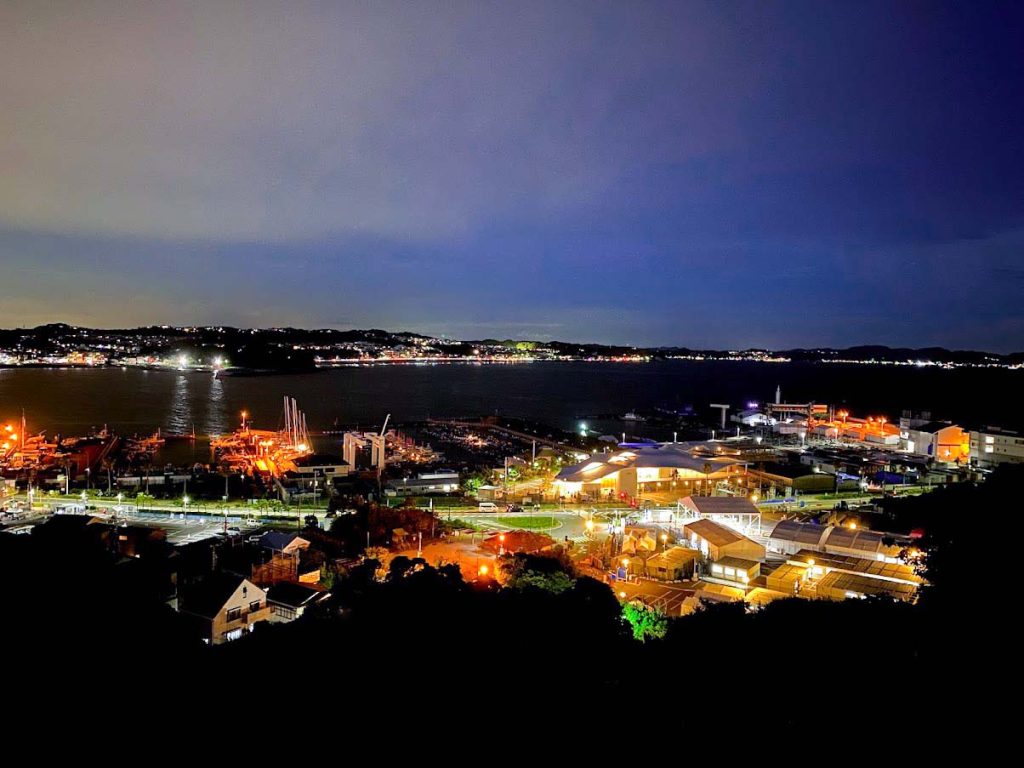 江の島 ヨットハーバー 夜景