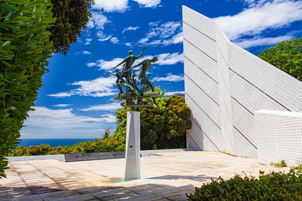 横須賀市 春の観音崎公園の風景