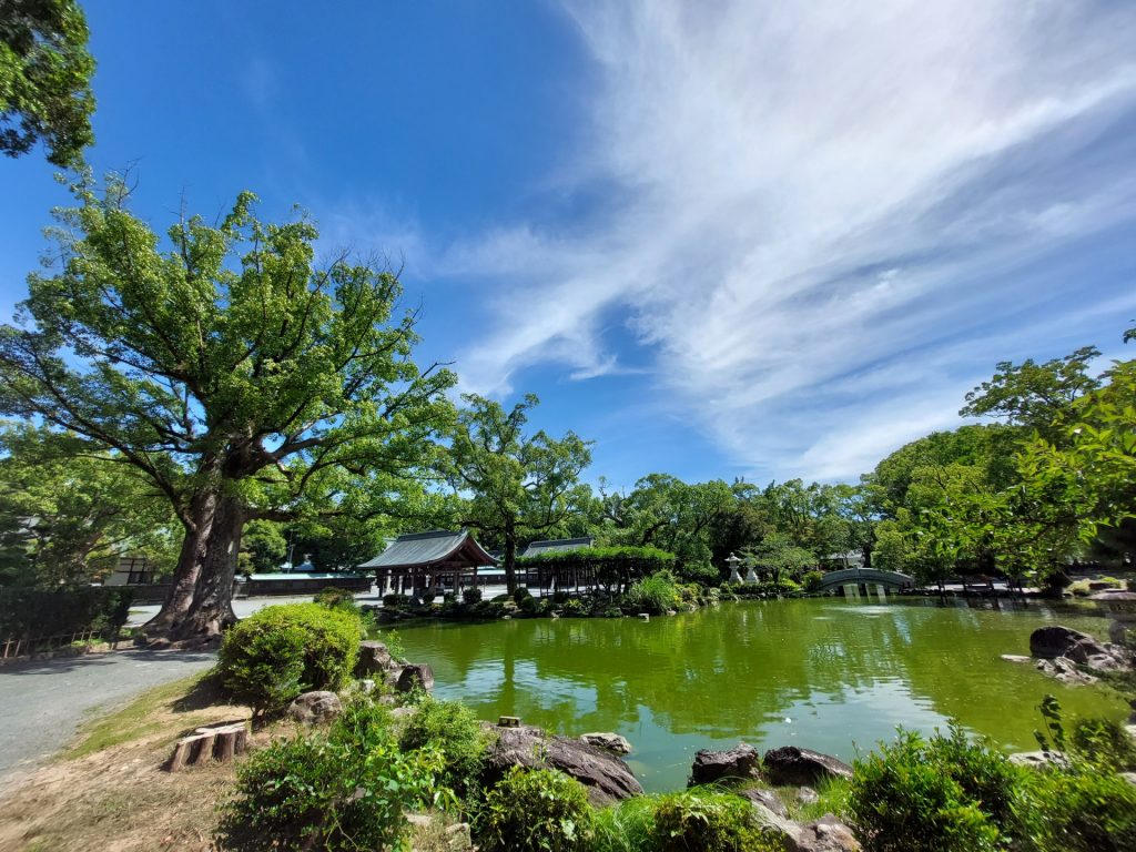 宗像大社の庭園