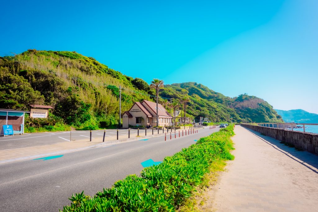 糸島の海広がる桜井二見ヶ浦