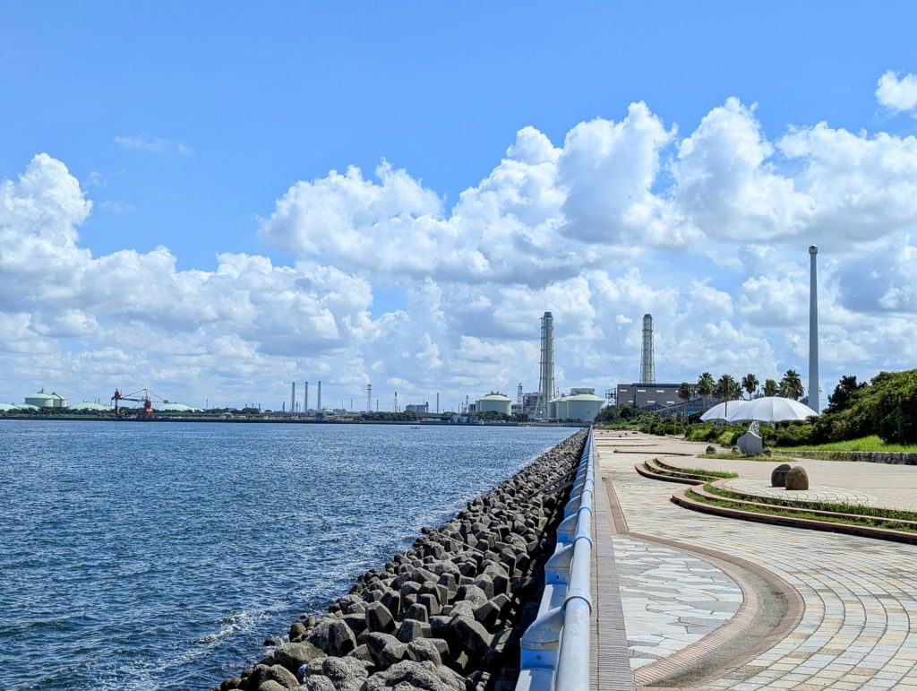 袖ヶ浦海浜公園の風景