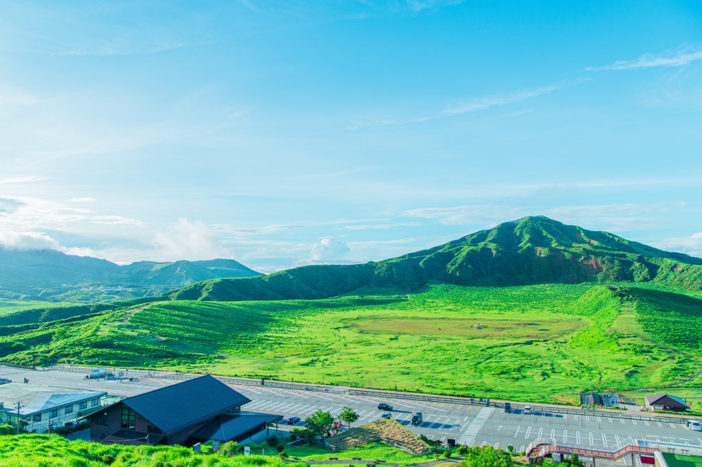 阿蘇山の草千里ヶ浜