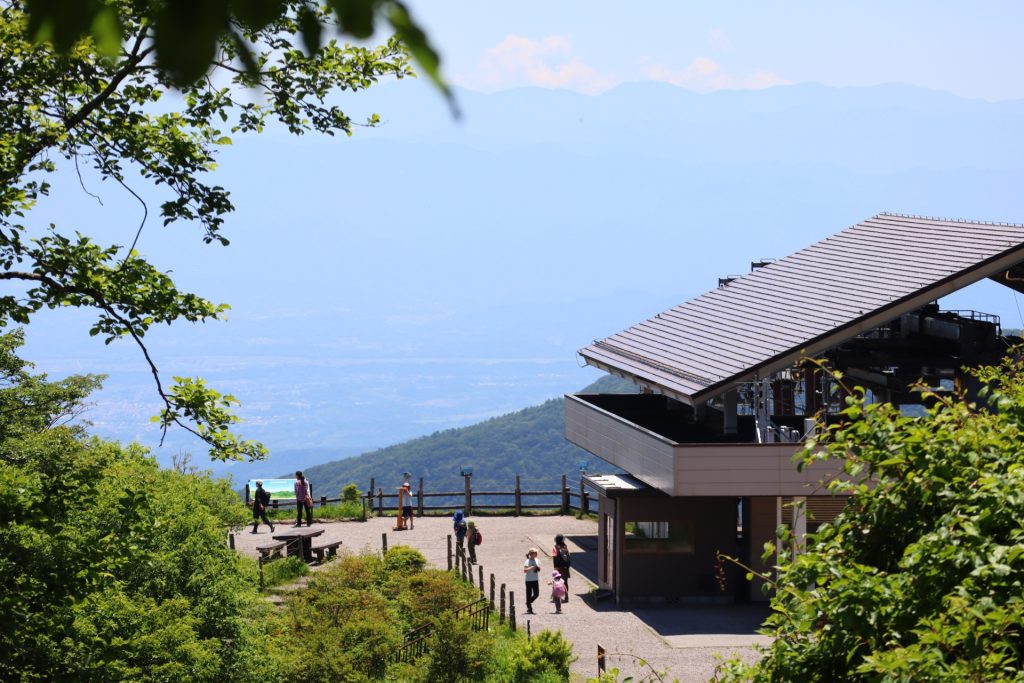 榛名山のリフト