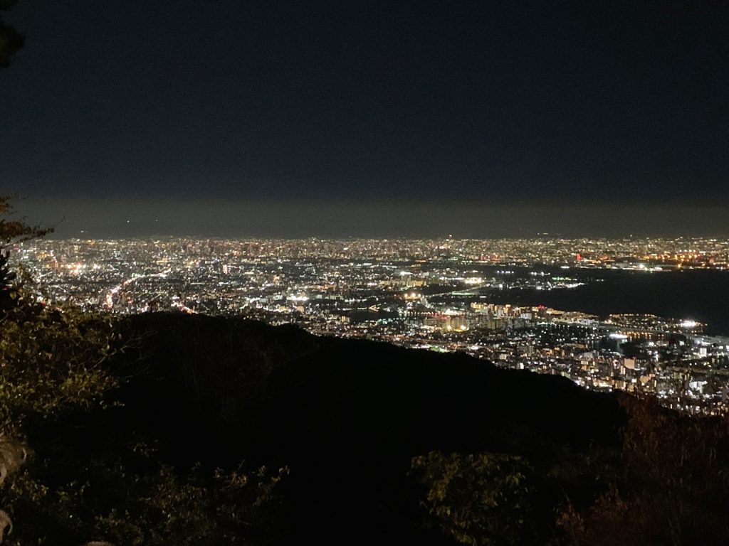 神戸六甲山からの夜景