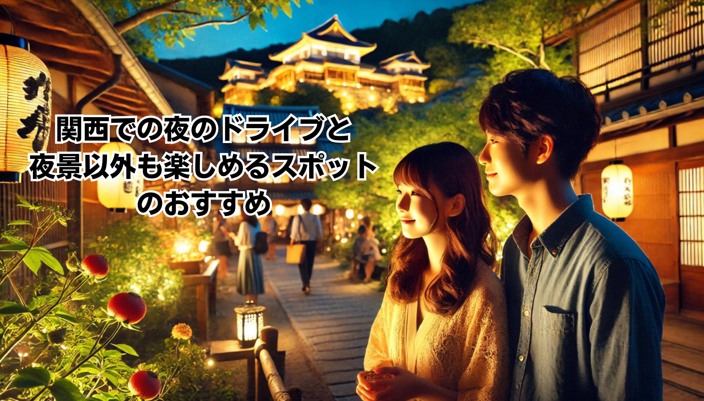 関西夜ドライブ夜景以外も楽しむスポットのおすすめイメージ