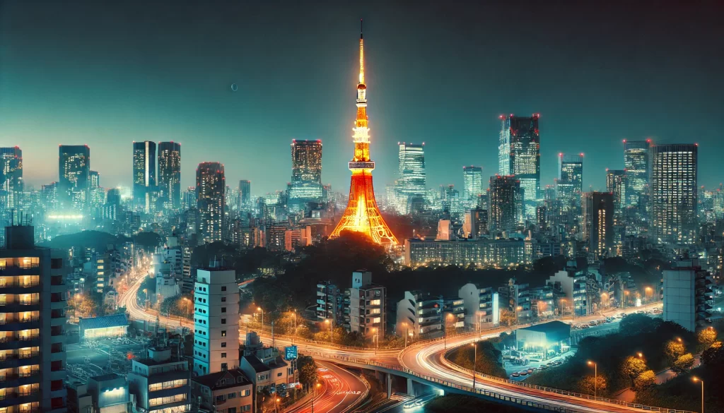 東京ドライブ夜穴場で訪れるべき夜景スポットイメージ