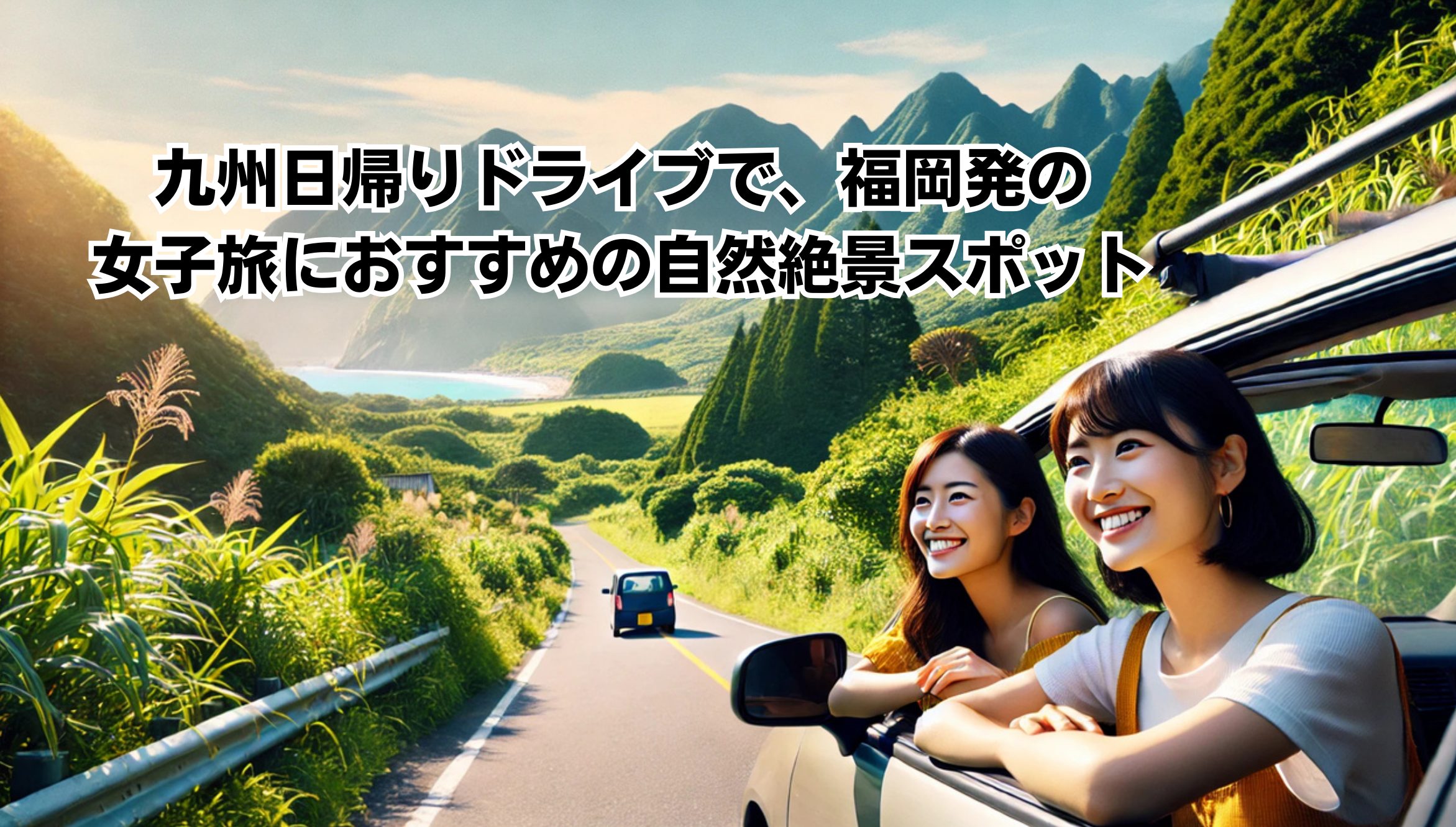九州日帰りドライブで、福岡発の 女子旅におすすめの自然絶景スポットイメージ